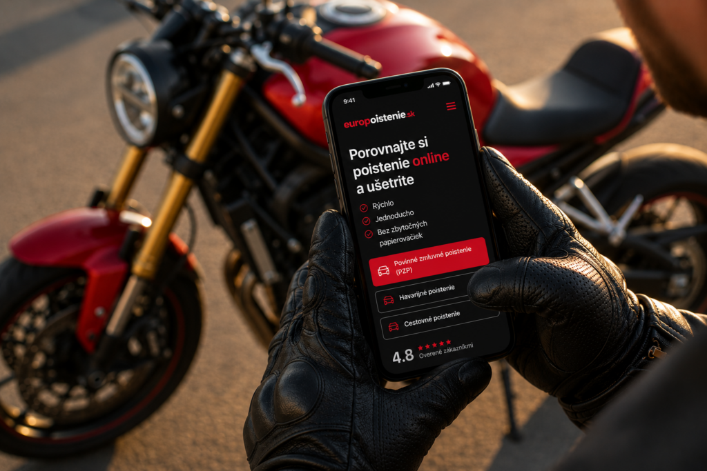 Poistenie motocykla online cez europoistenie.sk